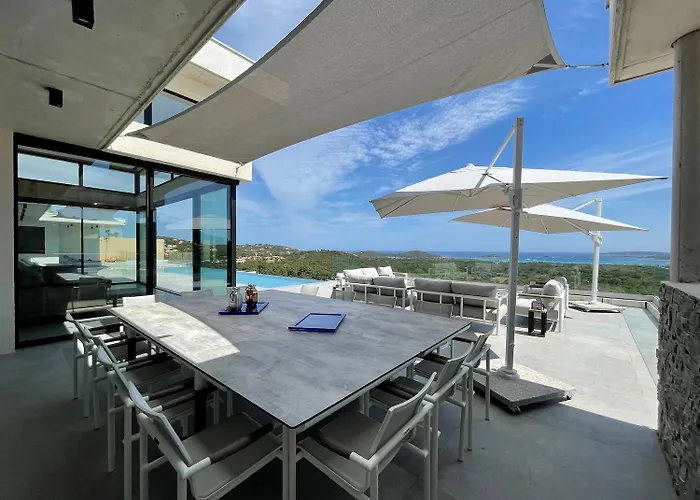 Contemporaine Orizonte - 15 Pers - 400m2 Vue Villa Zonza